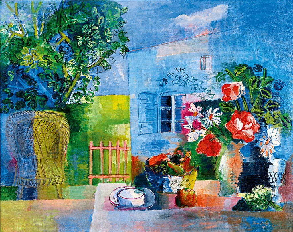 Le Jardin au fauteuil d'Osier, de Jean DUFY